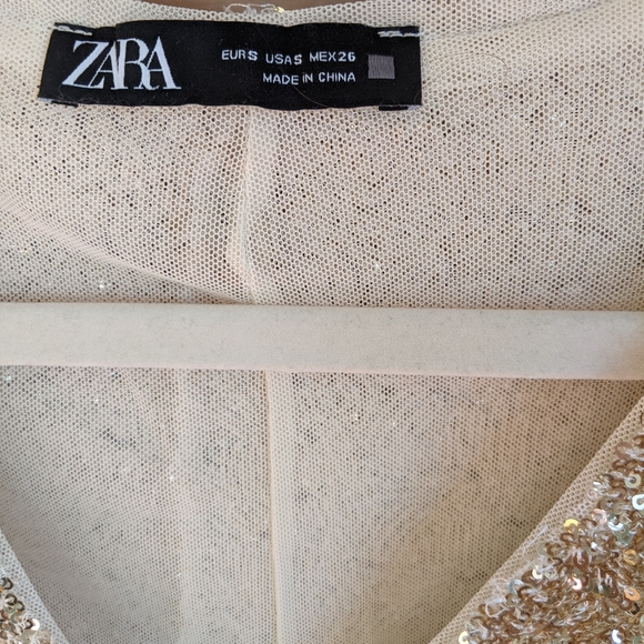 Zara Limited Edition Sequin Mini Dress - Picture 5 of 5